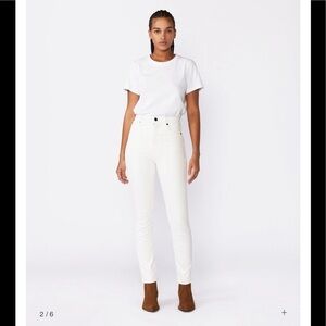 SLVRLAKE BEATNIK.  NWOT
WHITE Size 27